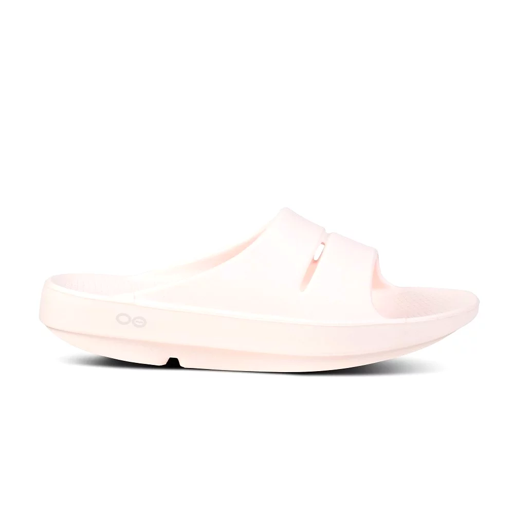 OOFOS Women's OOahh Slide Sandal - Blush