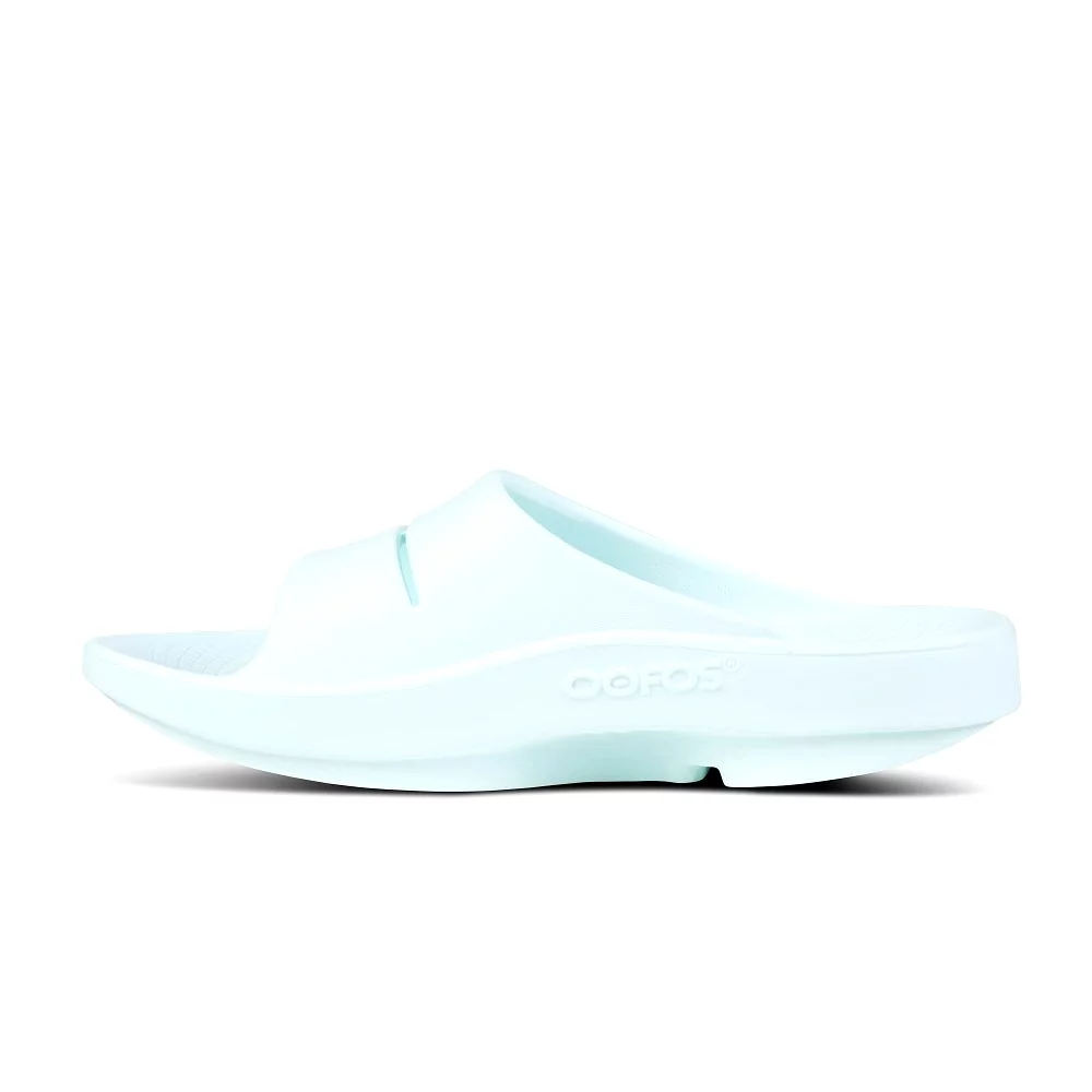 OOFOS Women's OOahh Slide Sandal - Ice