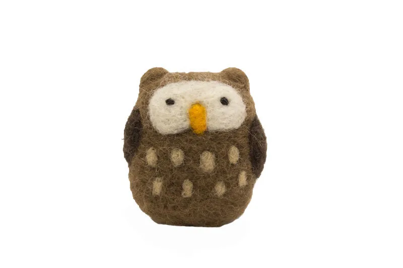 Owl Mask Woolie Ornament