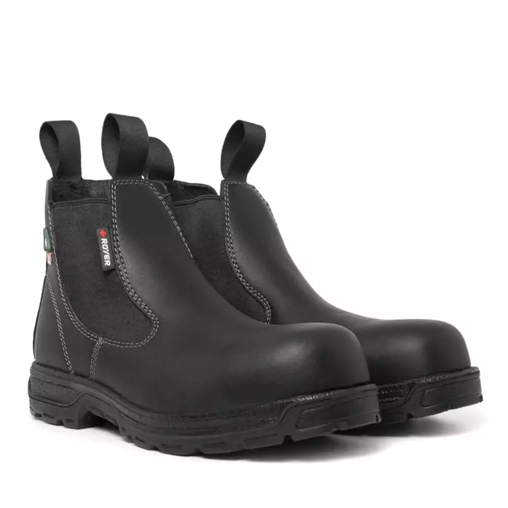 Royer 5630GT Romeo Unisex Slip-On 6 Composite Toe Work Boot - Black