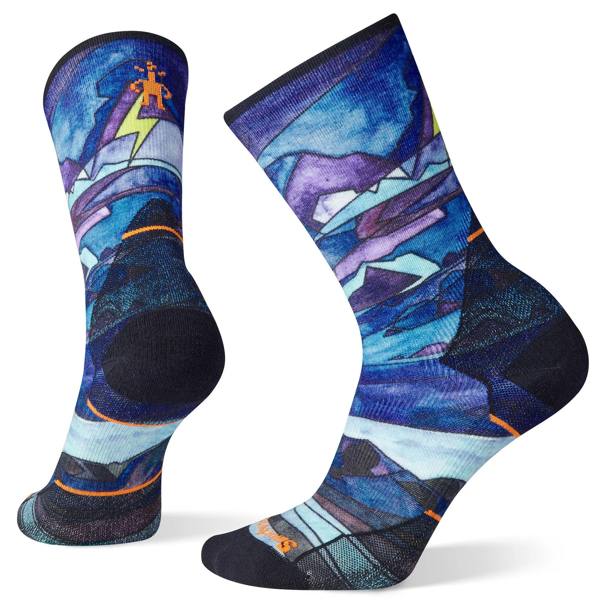 Smartwool - Women’s Athlete Edition Run Print Crew Socks