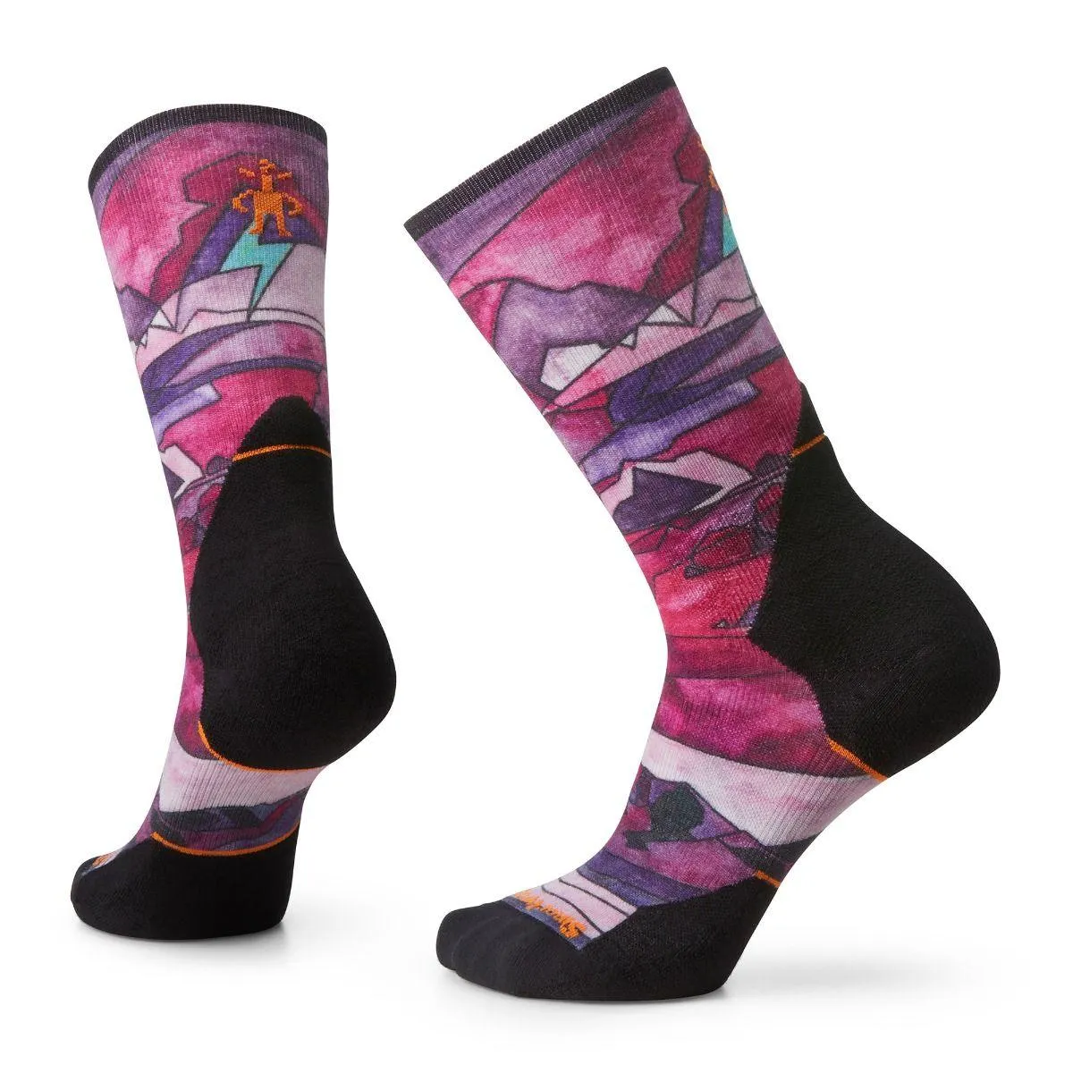 Smartwool - Women’s Athlete Edition Run Print Crew Socks