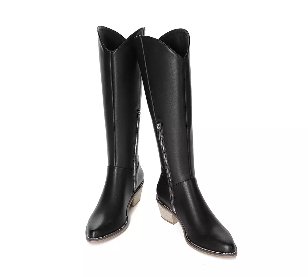 TARRAMARRA Women Leather Boots Catalina Knee-High