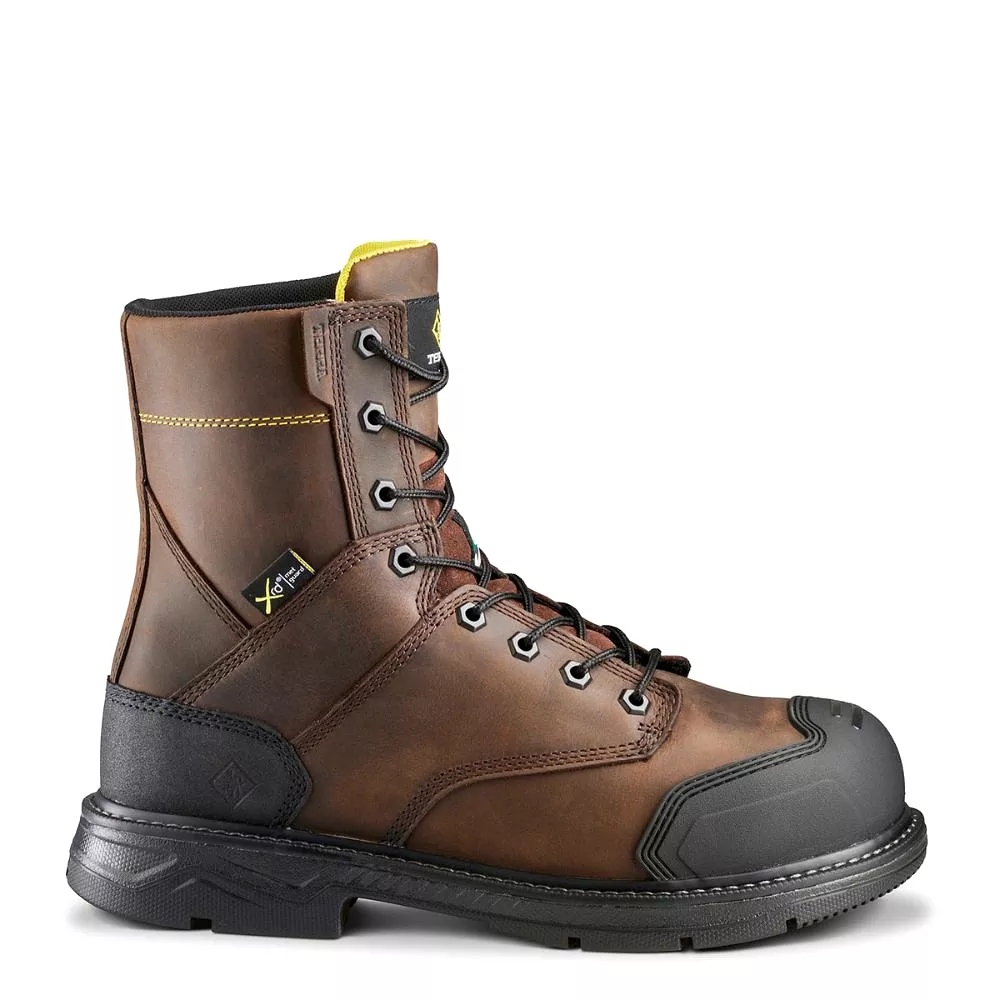 Terra Patton Unisex 8 Aluminum Toe Internal MET Guard Work Safety CSA Boot 839KDB - Brown