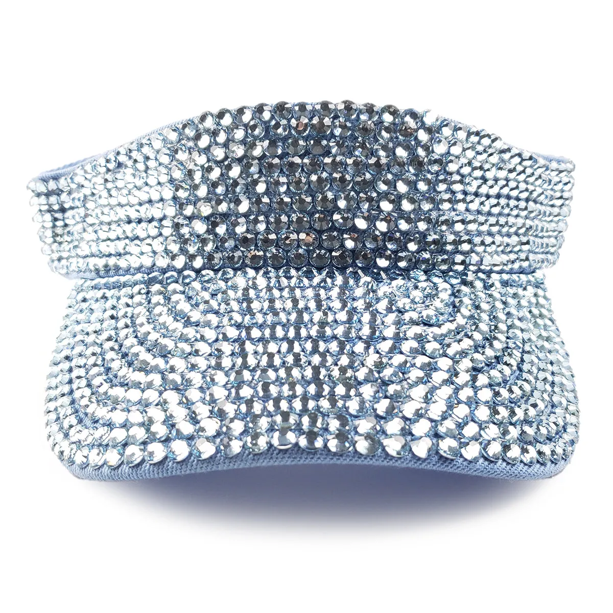 Victoria Visor in Sky Blue with Sky Blue Crystals