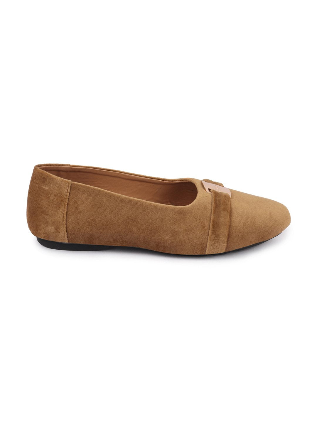 Women Sultan Buckle Slip On Ballerina