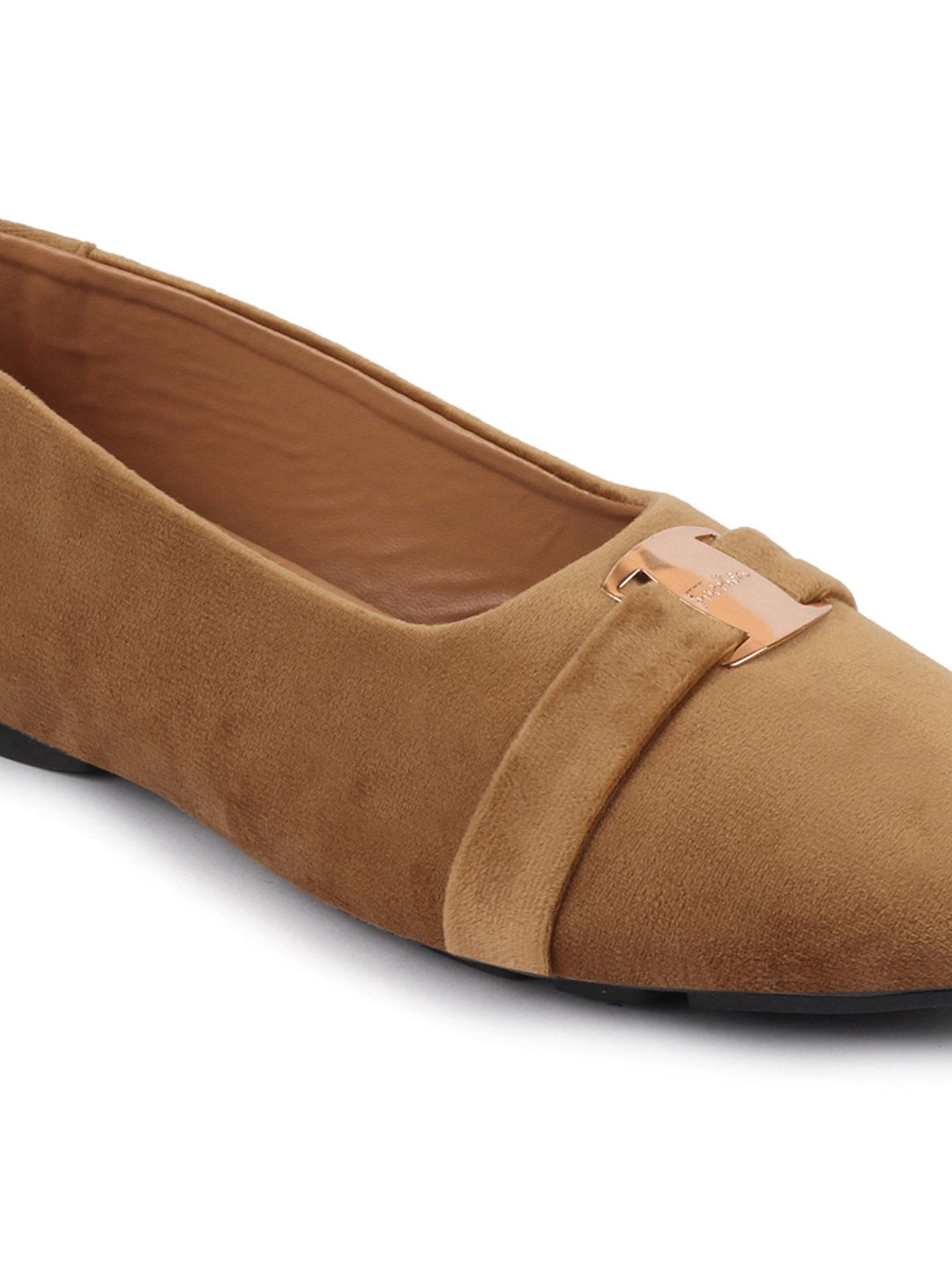 Women Sultan Buckle Slip On Ballerina