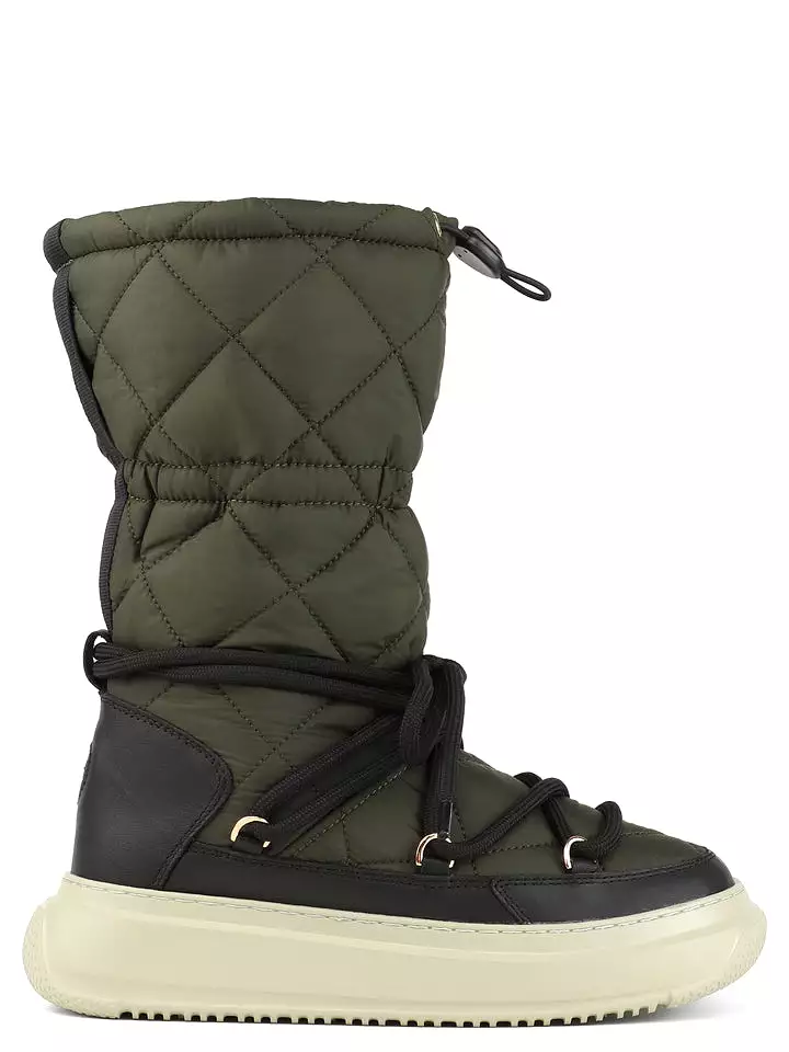 Women's Gravita Mid Boot - Black/Khaki