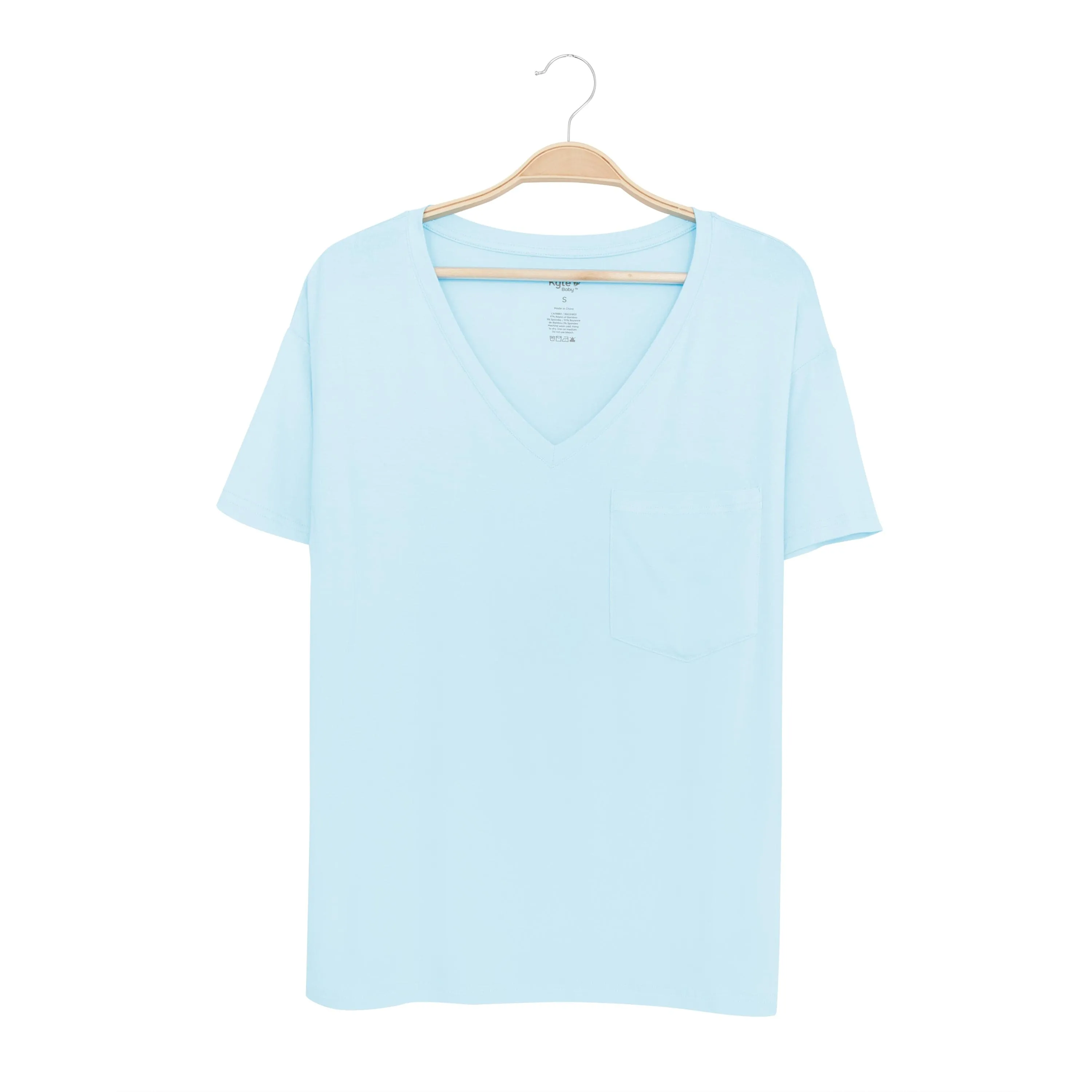 Women’s Relaxed Fit V-Neck in Powder